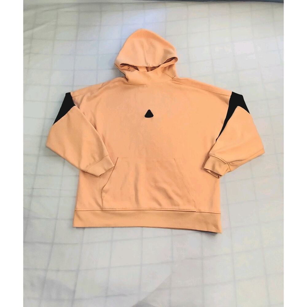 ZARA Size 13-14 164 Cm Colorblock Hoodie Sweatshirt Girl Pink Black Ca14